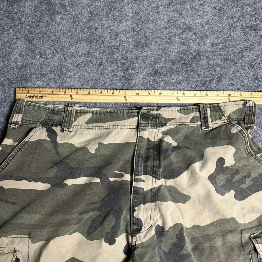 Parish Nation Camo Cargo Shorts Baggy Skater Y2K Vintage Mens Size 40